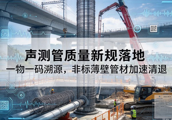 伊美声测管质量新规落地，一物一码溯源，非标薄壁管材加速清退